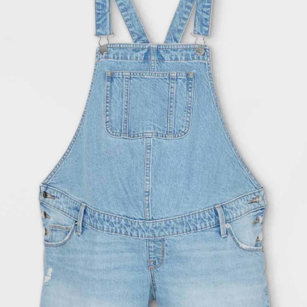 Shortalls Maternity Jean Shorts - Size 8